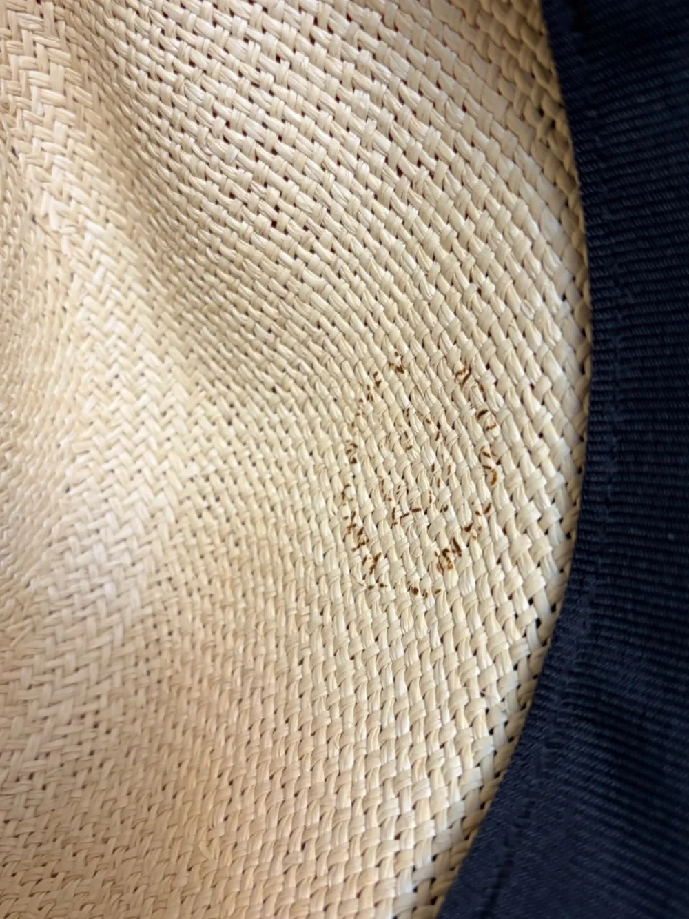 NWOT Cuyana Panama Ecuador Straw Hat size 59 - Large, XL Never Used ?Packable?
